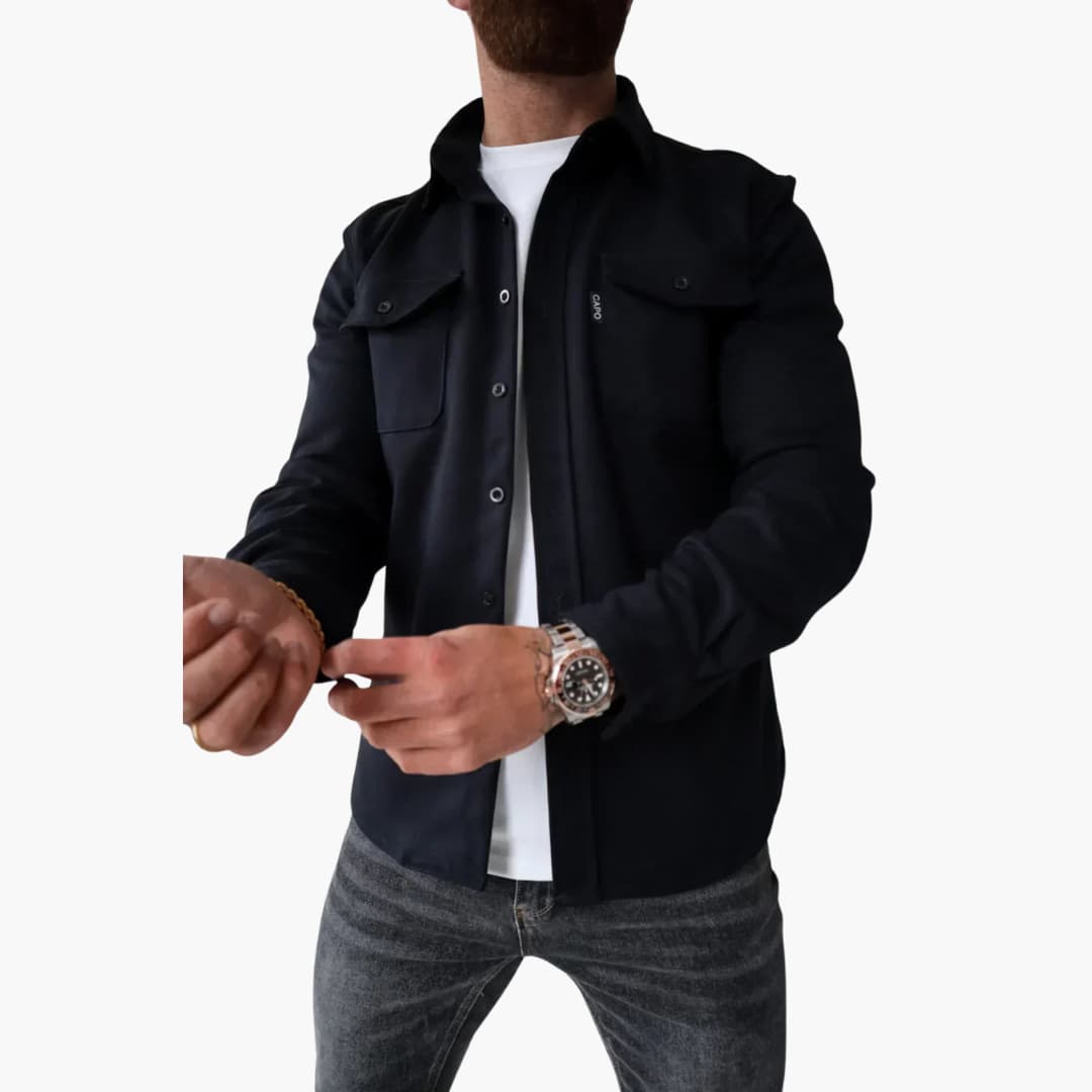 David | Hemdjacke mit Knopfleiste