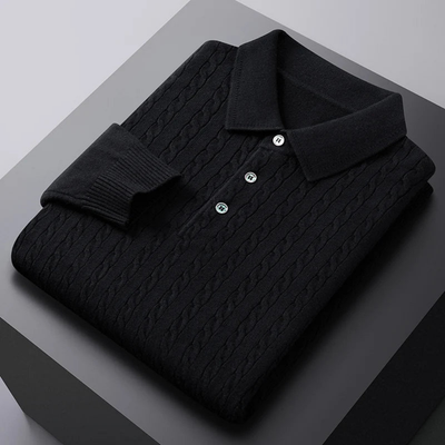 Armin | Premium Strick-Polo-Pullover