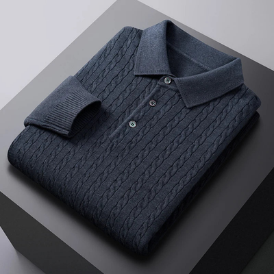 Armin | Premium Strick-Polo-Pullover