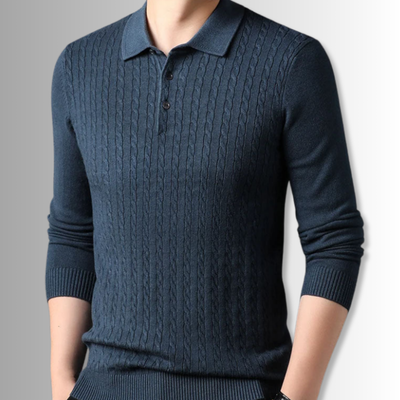 Armin | Premium Strick-Polo-Pullover