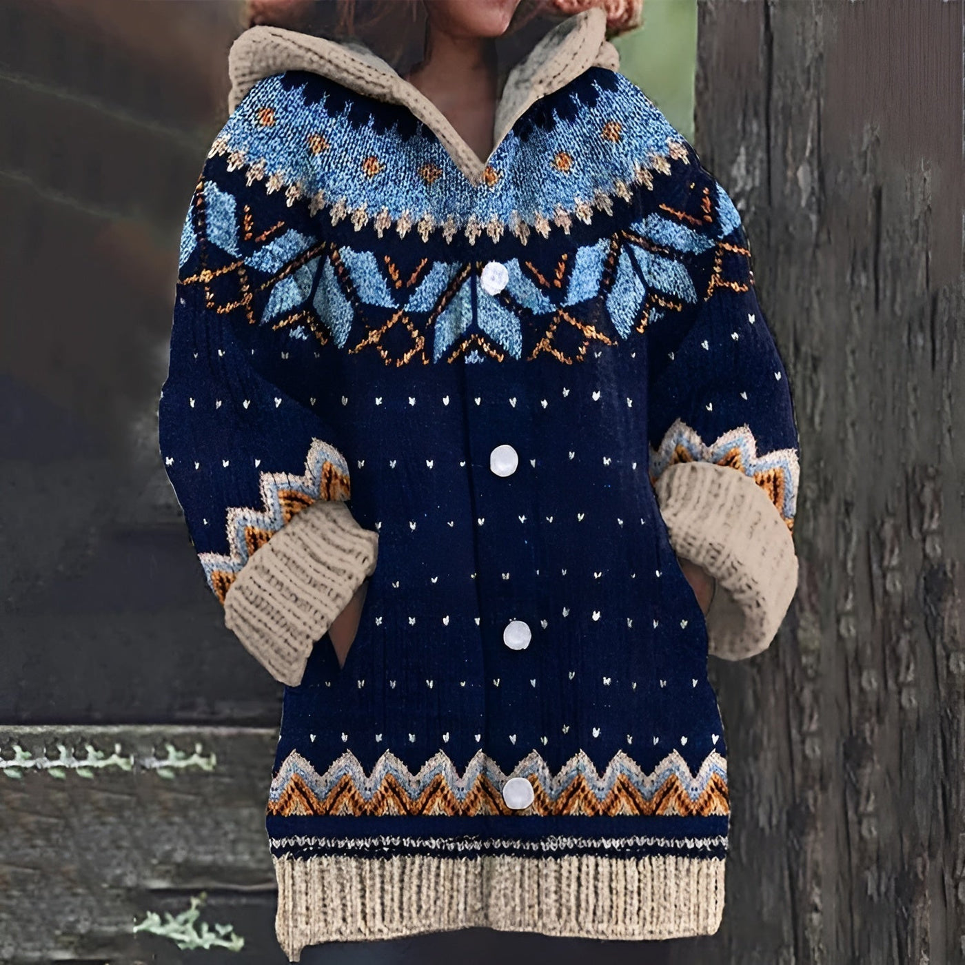 Verena | Strickwoll-Cardigan