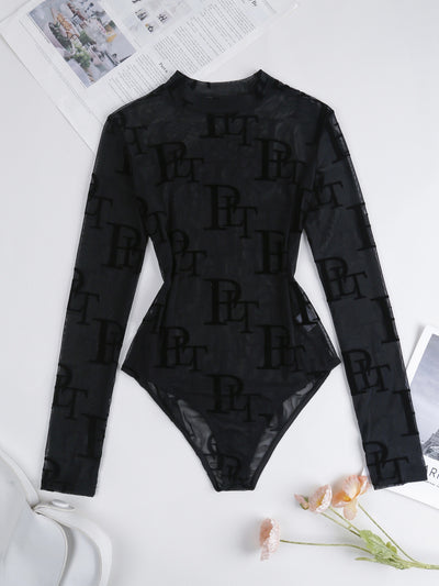 Simone™ Mock Neck Bodysuit