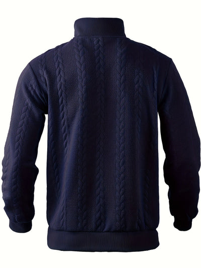 Leonardo | Vintage-Herrenpullover mit Reißverschluss
