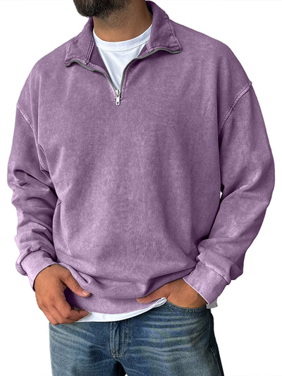 Frank | Retro Half-Zip Sweatshirt