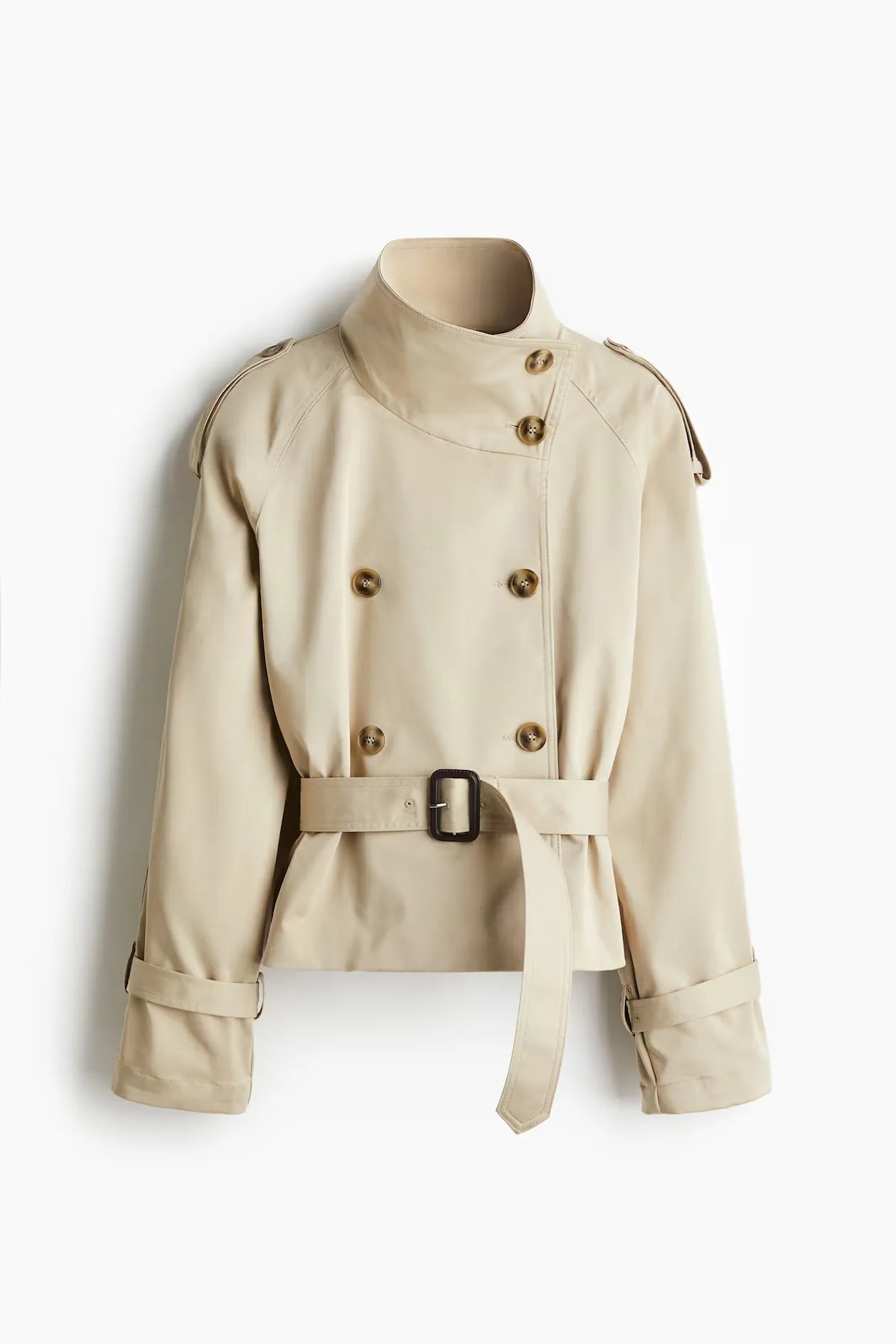 ELARA - Luxe Kurzer Trenchcoat