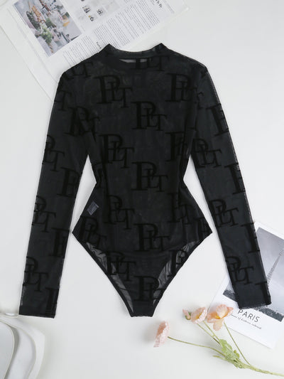 Simone™ Mock Neck Bodysuit