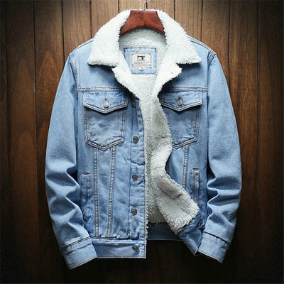 Silvio | Jeansjacke mit Fell