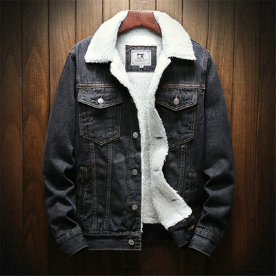 Silvio | Jeansjacke mit Fell