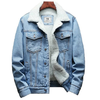 Silvio | Jeansjacke mit Fell