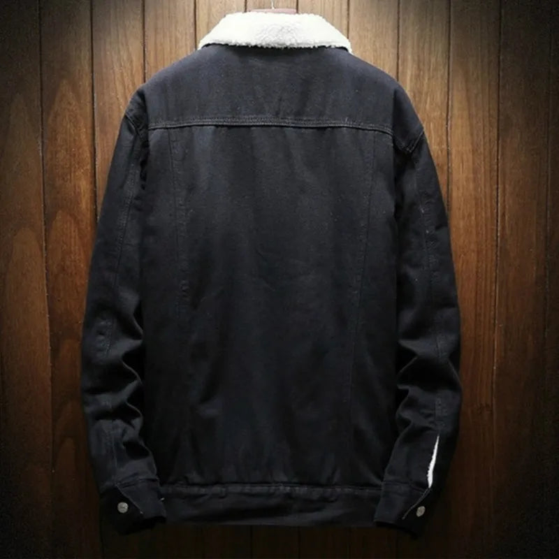 Silvio | Jeansjacke mit Fell
