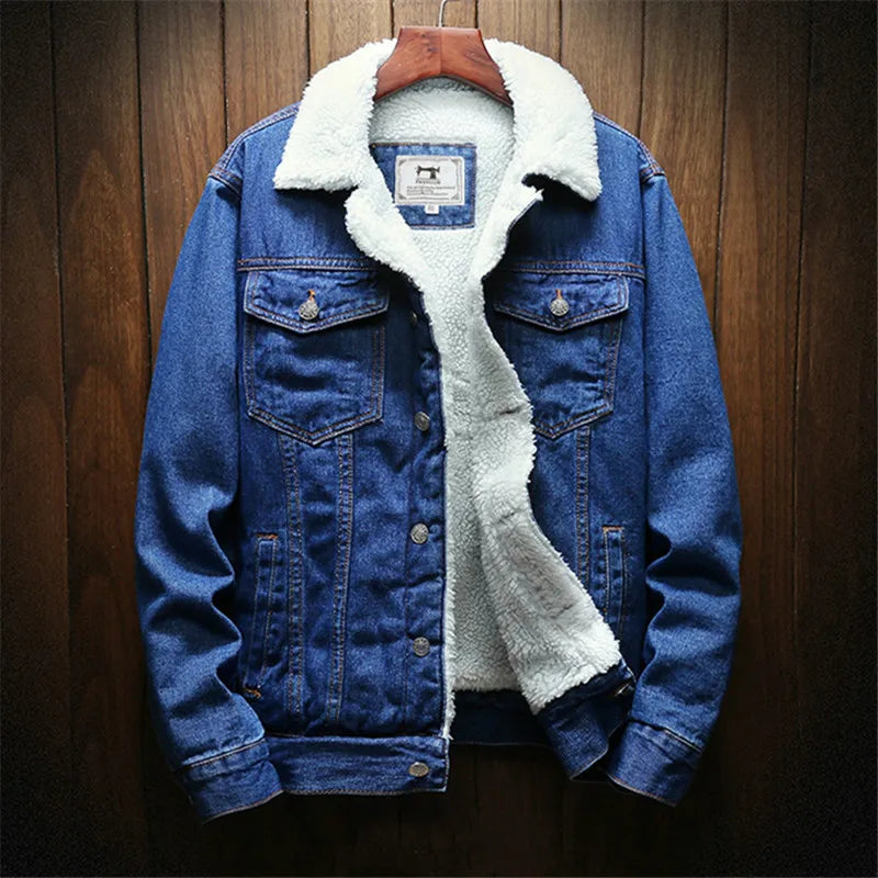 Silvio | Jeansjacke mit Fell