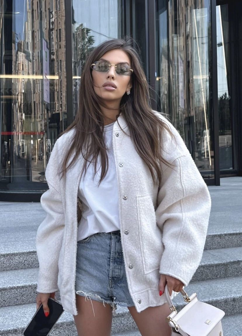 INES - Oversized Bomberjacke