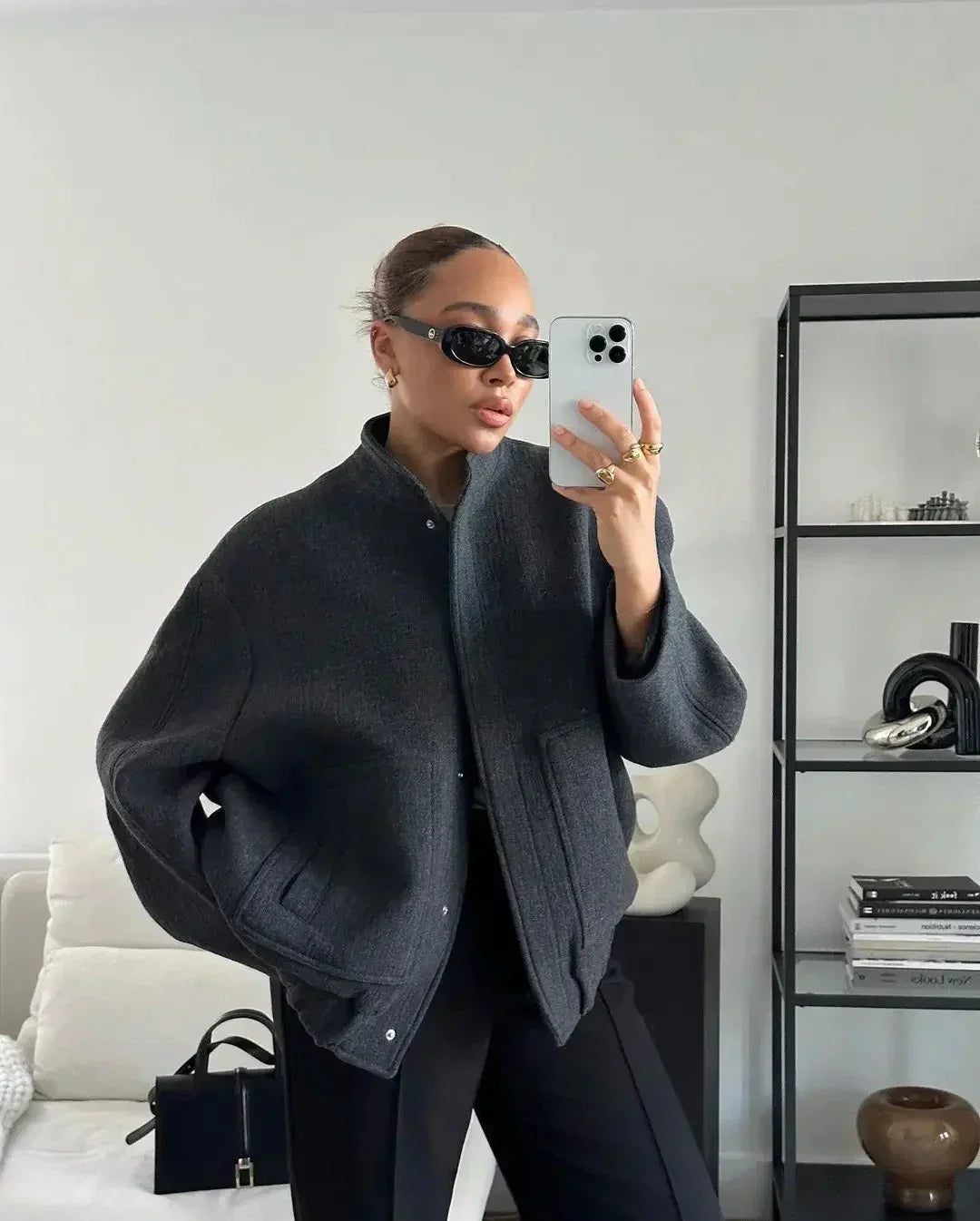 INES - Oversized Bomberjacke