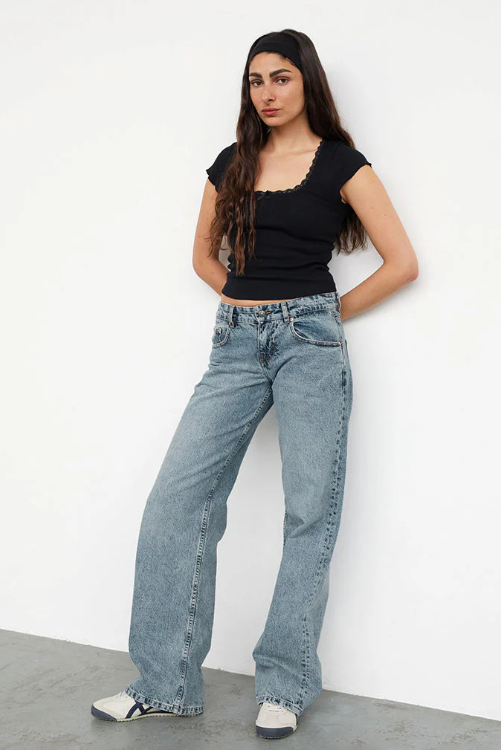 FLORINE - Low-Rise Jeans
