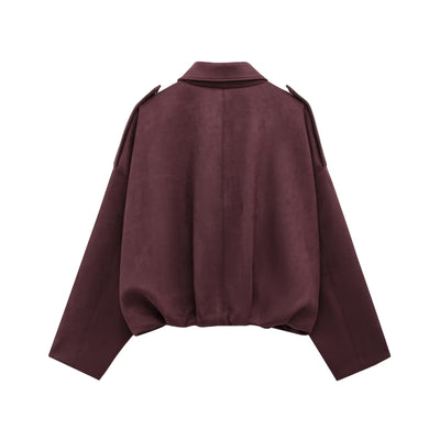 Teylor | MayaGlow™ Bomberjacke aus Wildleder