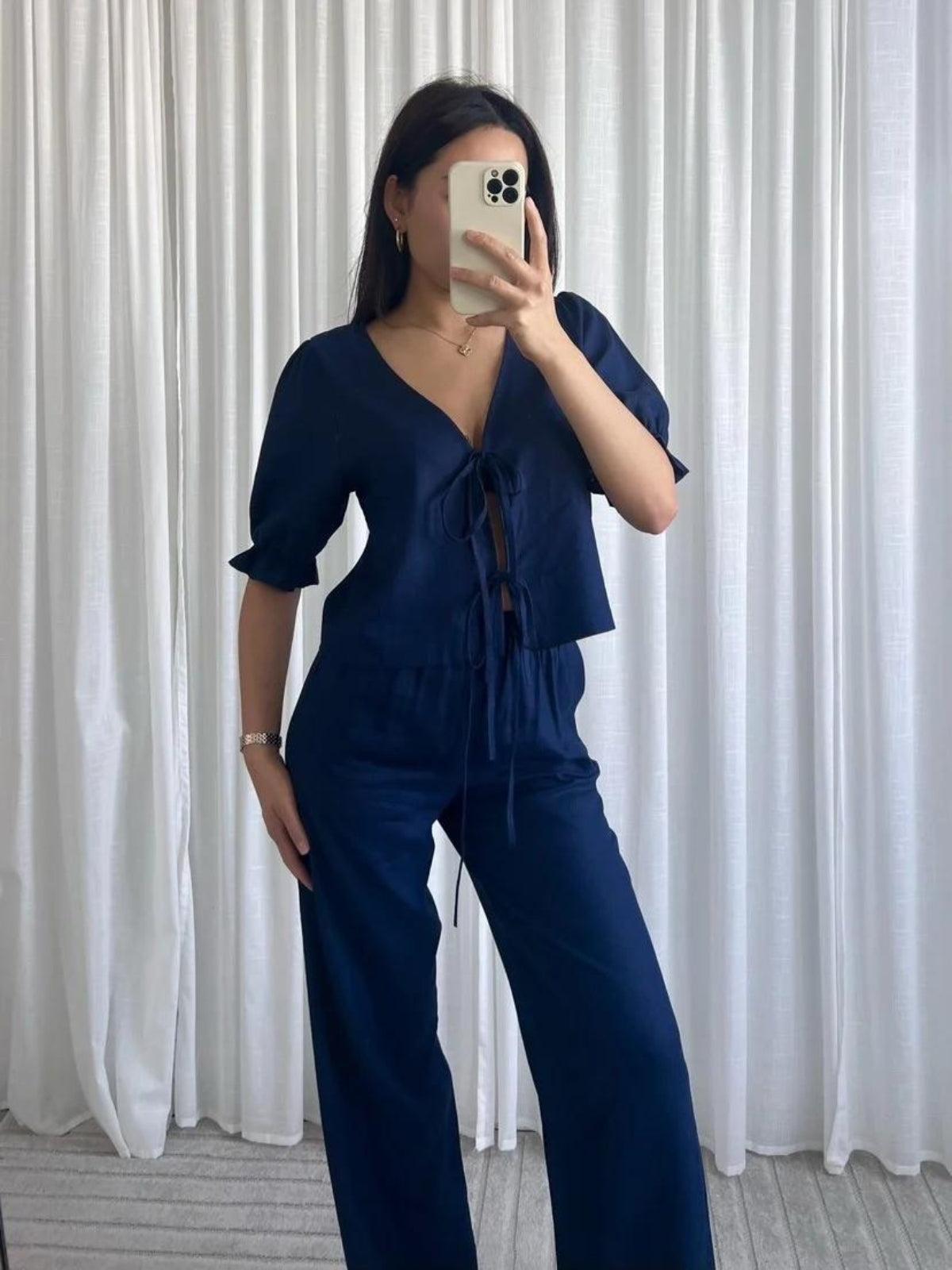 FEMMEHAUS Ava Leinenhose