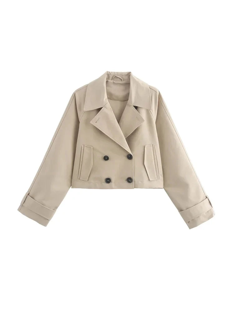 ILSE - Damen Trenchcoat Kurzjacke