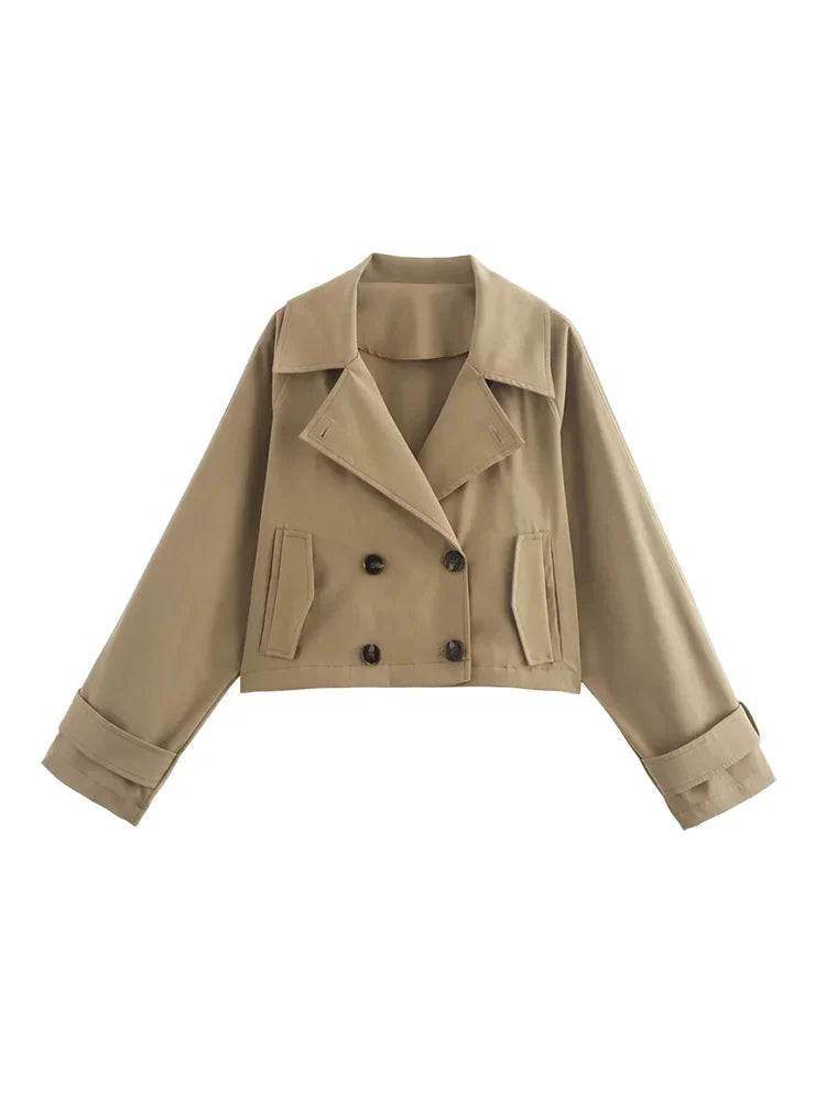 ILSE - Damen Trenchcoat Kurzjacke