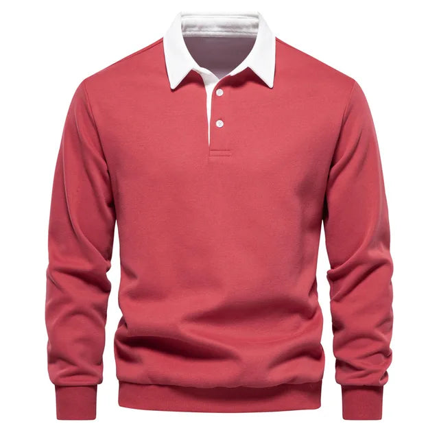 Arnold | Langarm-Sweatshirt mit Polokragen