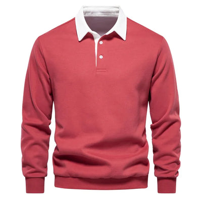 Arnold | Langarm-Sweatshirt mit Polokragen