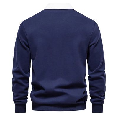 Arnold | Langarm-Sweatshirt mit Polokragen