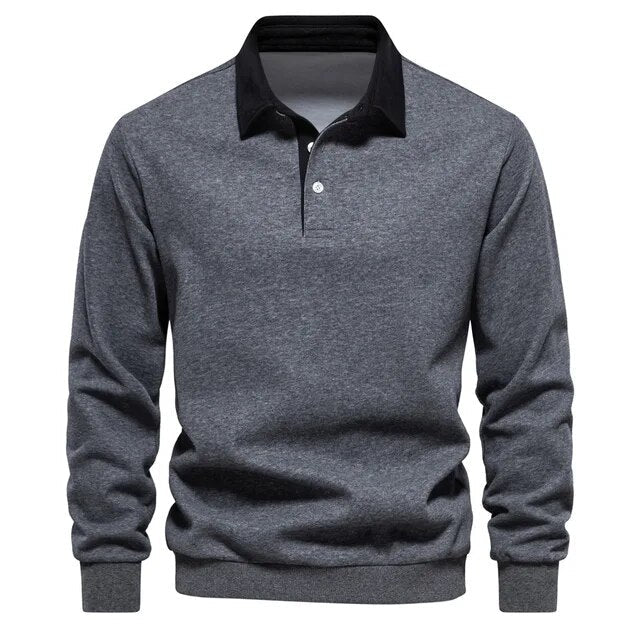 Arnold | Langarm-Sweatshirt mit Polokragen