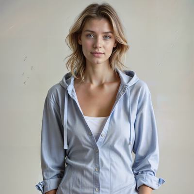 Elena | Leichte Kapuzenbluse