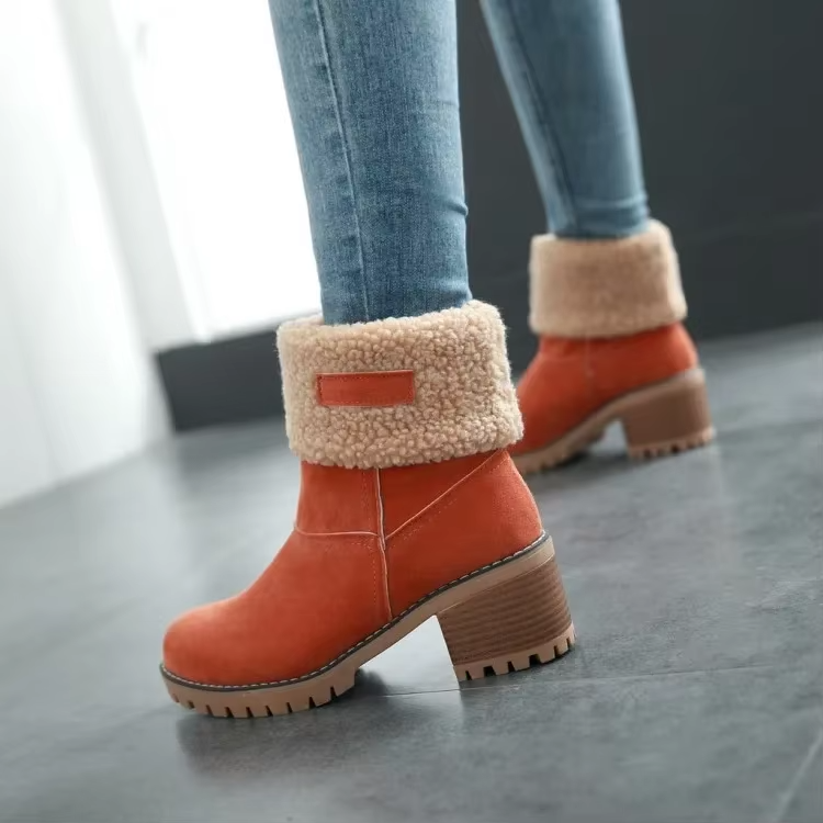 Emmi™ | Warme Leder-Schneestiefel