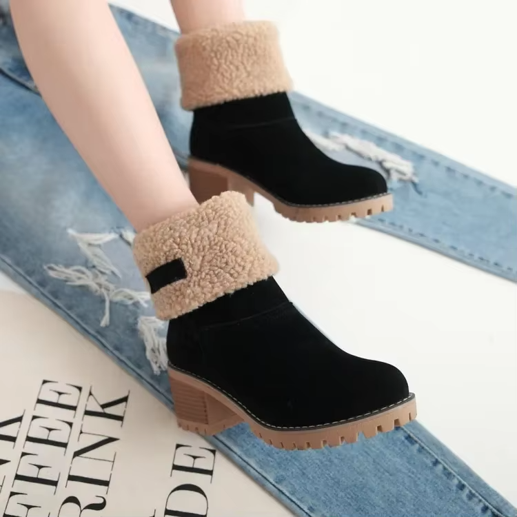 Emmi™ | Warme Leder-Schneestiefel