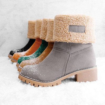Emmi™ | Warme Leder-Schneestiefel