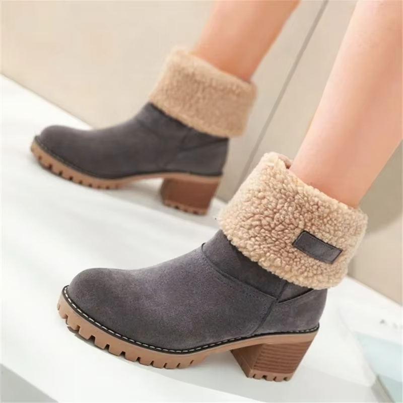 Emmi™ | Warme Leder-Schneestiefel