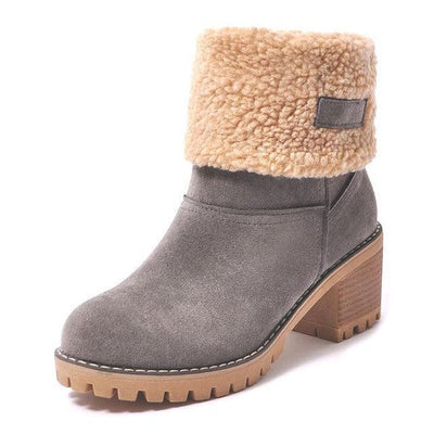 Emmi™ | Warme Leder-Schneestiefel