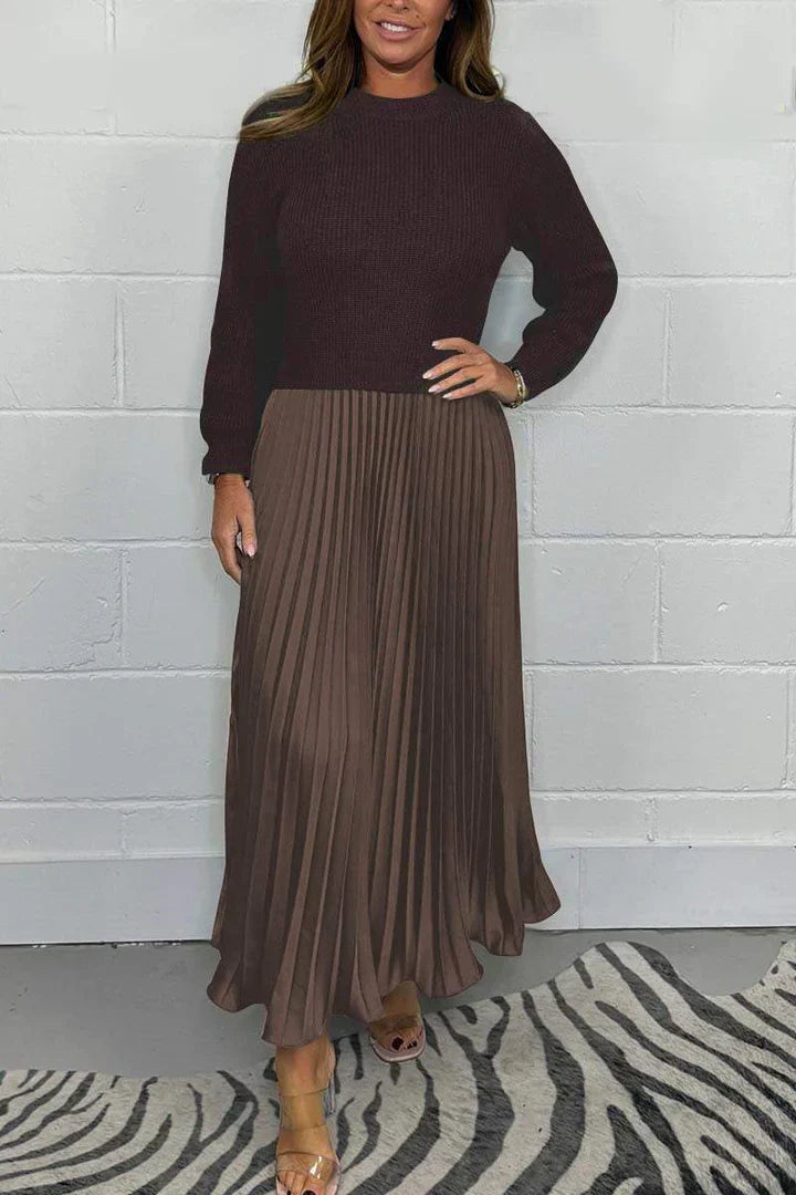 Gabriella | Elegantes 2-in-1 Strickkleid