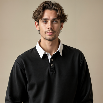 Arnold | Langarm-Sweatshirt mit Polokragen