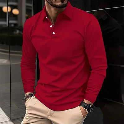 Peter | Langarm-Poloshirt