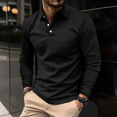 Peter | Langarm-Poloshirt