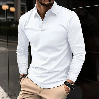 Peter | Langarm-Poloshirt
