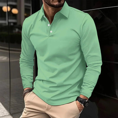 Peter | Langarm-Poloshirt