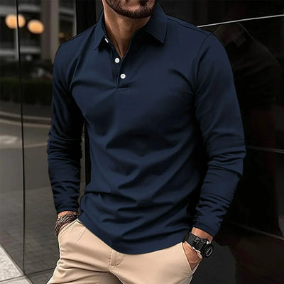 Peter | Langarm-Poloshirt